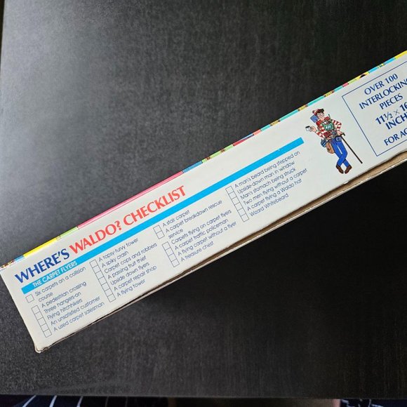 VINTAGE‎ Deadstock Where's Waldo - The Carpet Flyers - 100+ Puzzle - Missing 1p - Picture 8 of 9